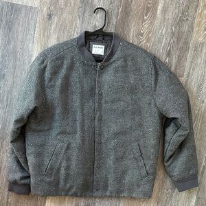 Old Navy Men's Charcoal Bomber Jacket